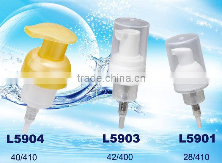 Aluminum body care foaming hand soap pump 40mm