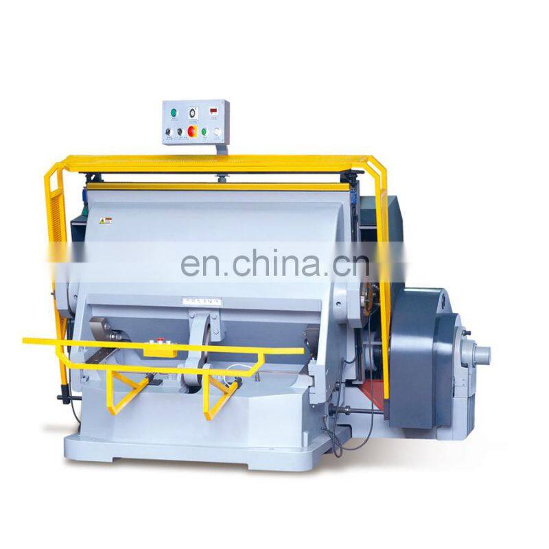 ML1200 industrial large beer jigsaw puzzle die cutting & creasing machine, flute corrugated board punching press cutter