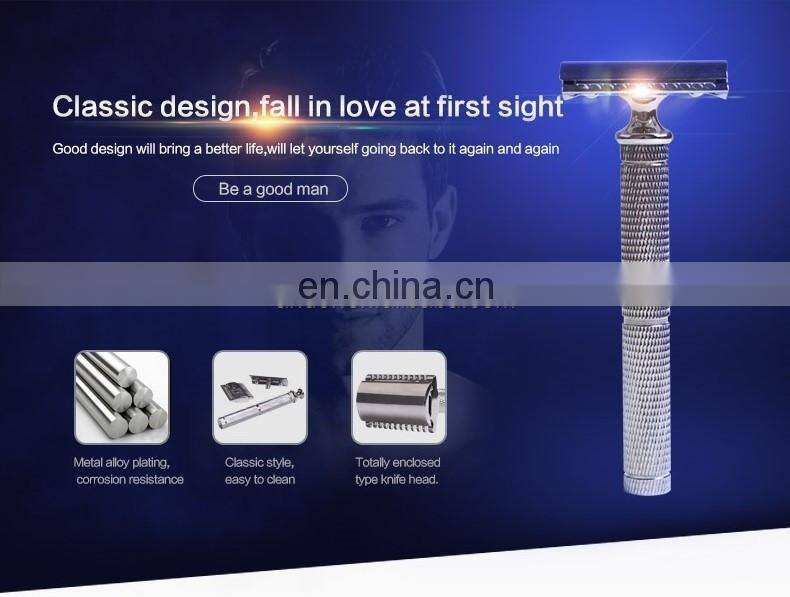 China high quality zinc alloy safety razor manufacturers Trousse de maquillage