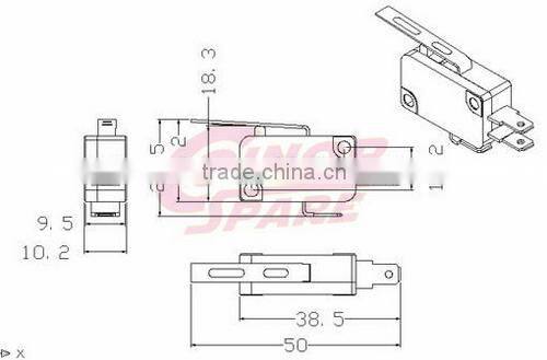 China supplier competitive micro head button tact switch