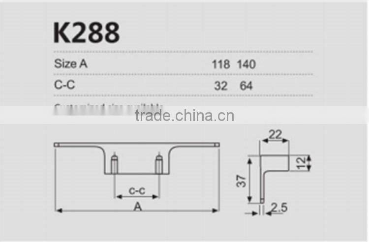Furniture Fitting Kitchen Cabinet Handle Customized Size