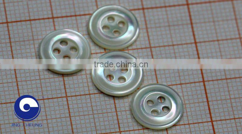 custom carving natural trocas shell button for shirt