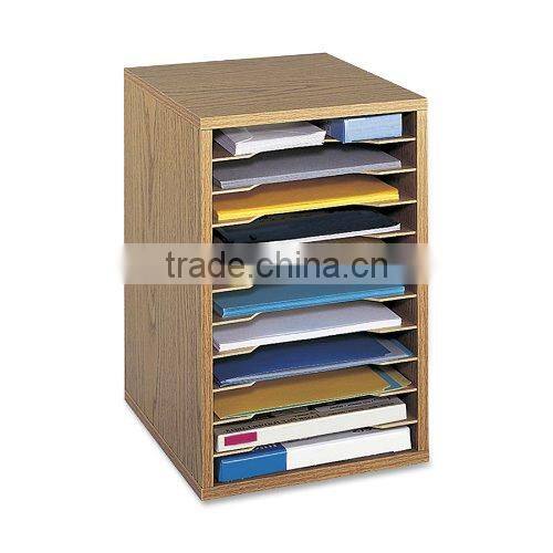 2015 high quality wooden organizer wooden desk book shelf