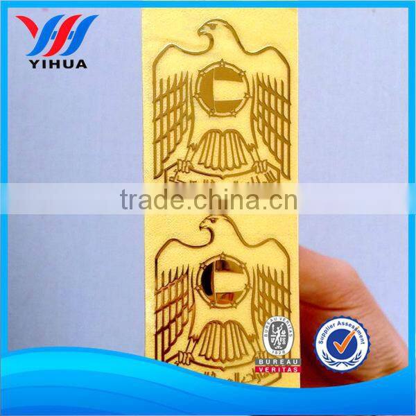 Hollowed-out Eagle Shape Electroform Metal Sticker