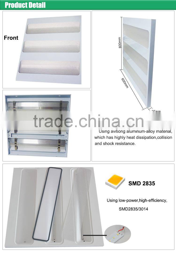Shenzhen manufacture light weight led panel 1x2 2x4 led ceiling panel light 600x600mm