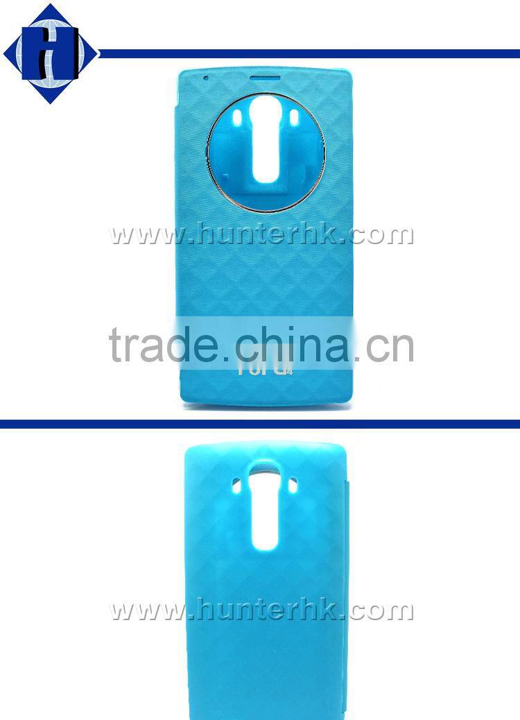 Fancy Blue For LG G4 Battery Window Case