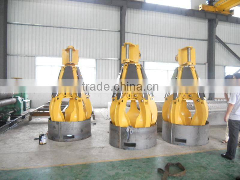 Orange peel grapple, hydraulic material grapple, Sunwad scrap grapple, orange peel grab