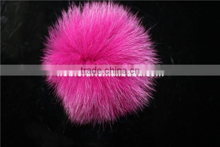 Fashion Fox Fur Ball Real Fox Fur Pom Poms Bag Fur Accessories