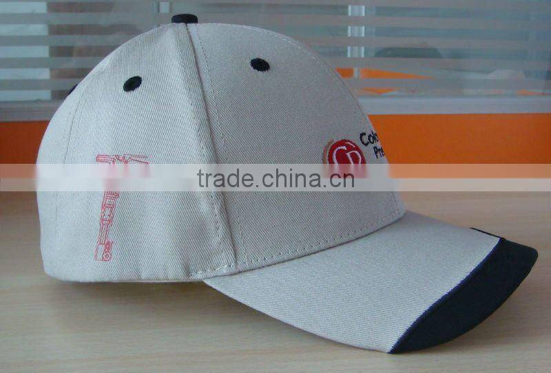 100% cotton promotion hat with embroidery logo
