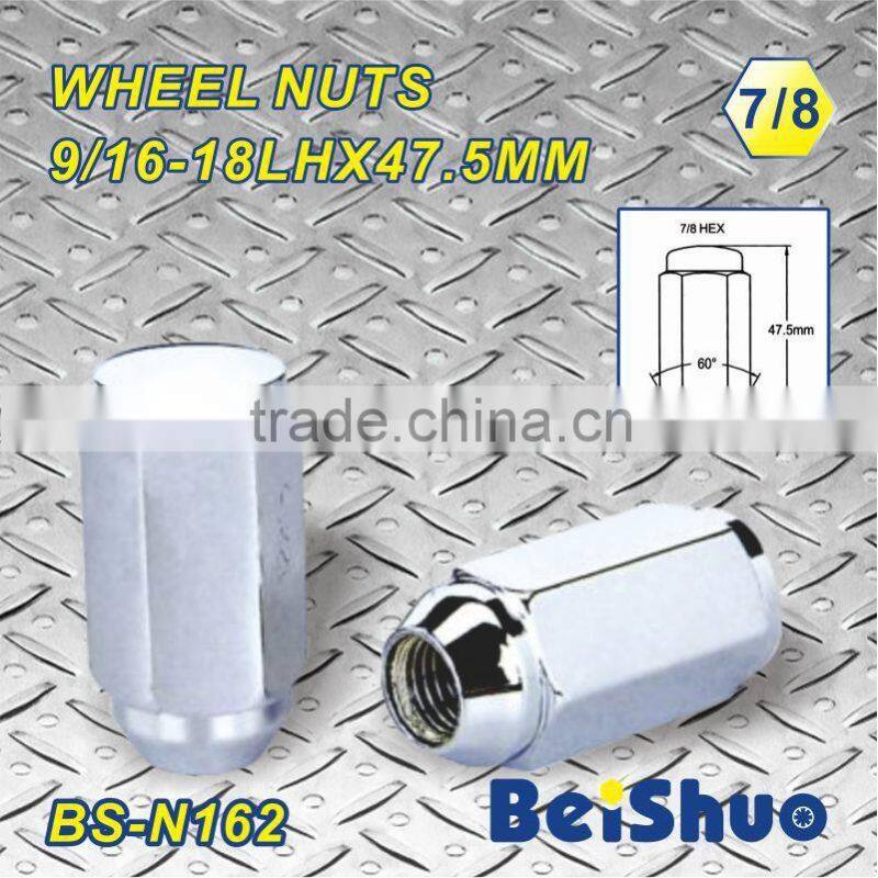BS-N162 9/16-18LHX47.5MM wheel nut wheel hub cover