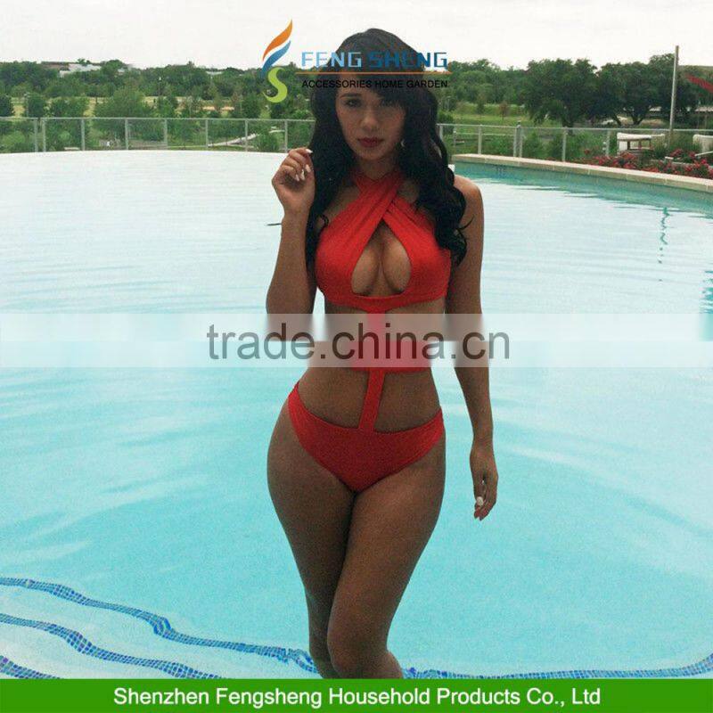 New Fashion Summer Sexy Women Swimwear One Piece Bandage Swimsuit