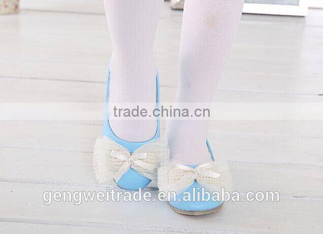 2015 Spring kids shoes girl butterfly princess girl baby shoes kids pearls shoes