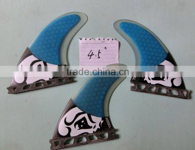 Hot Sale Custom FCS/Future Surfboard Fin Honeycomb,Fiberglass Resin, Half & Full Carbon, Central Fin