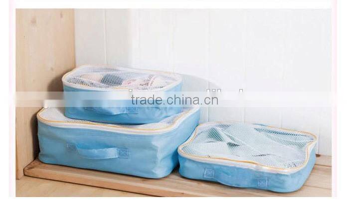 Wholesale 3 pcs 1 set travel clothing bag organizer bag