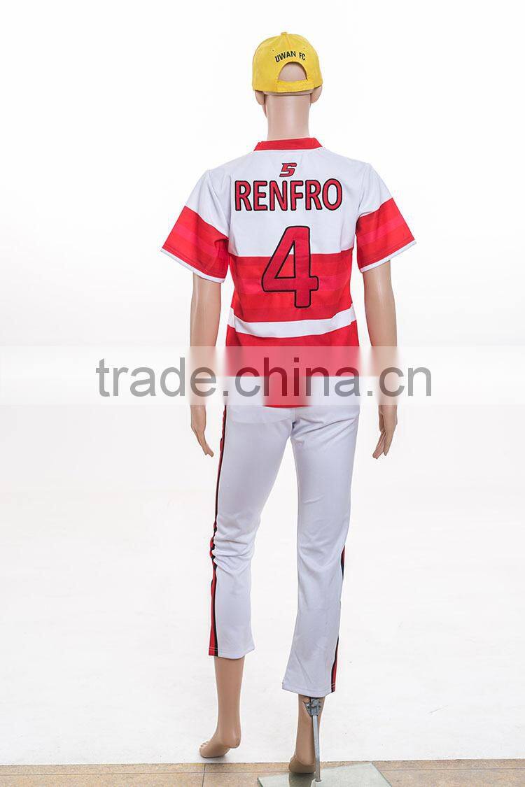 team quick dry sublimation t-shirt printing wholesale