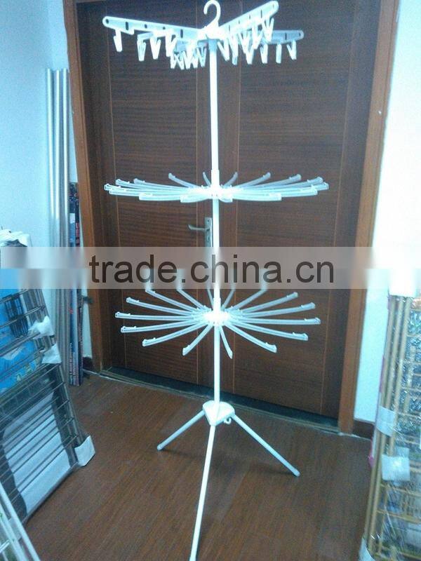 Household Products Folding Plastic Laundry Dryer Hanger