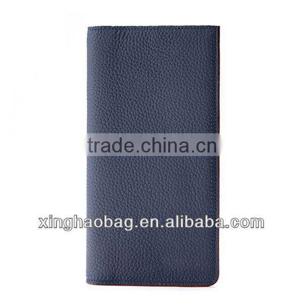 OEM your genuine cowhide leather travel wallet