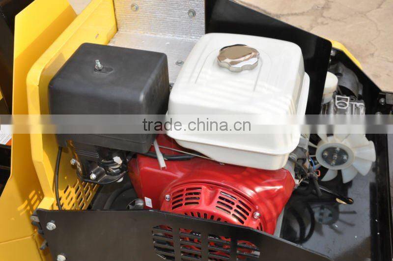 mini compactor,vibratory,ride-on double drum road compactor,Japan engine and bearing 9HP,CE certification