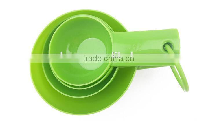 Silicon handle measuring spoon and cups