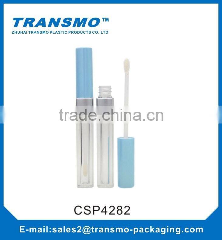 New Young Girl Style Bright Blue cap 14.5ml Square Lip Gloss Tube