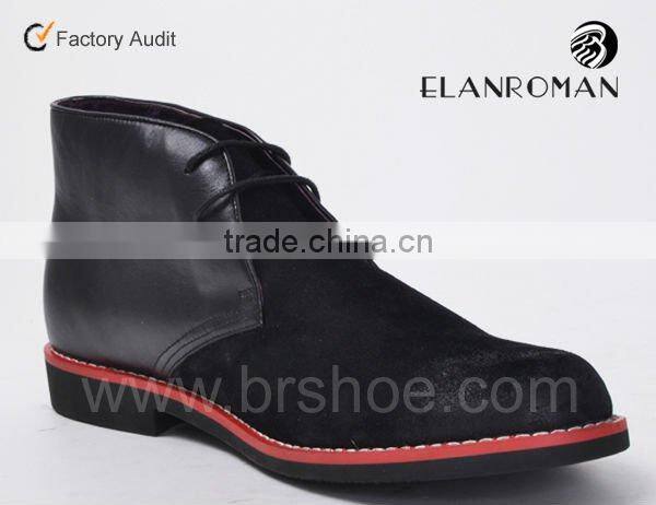 fashionable High cut Cool man leather boot