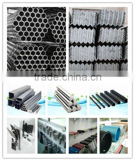 Mill finishing aluminum extruded showcase profile