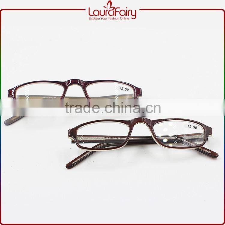 Laura Fairy German CE Fashion White Glass Lens Vision Correction Reading Glasses