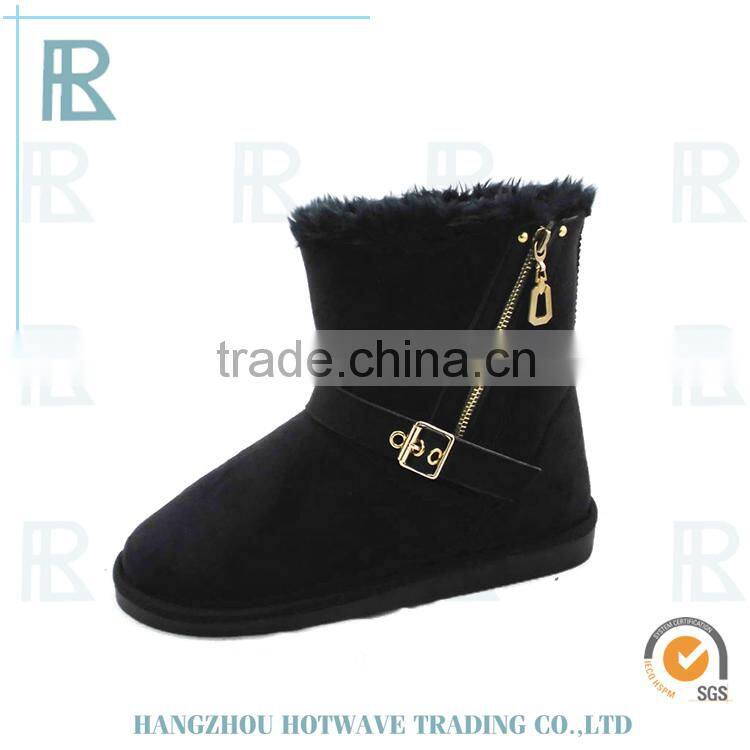Cheap plain white Pretty Bowknot female boots
