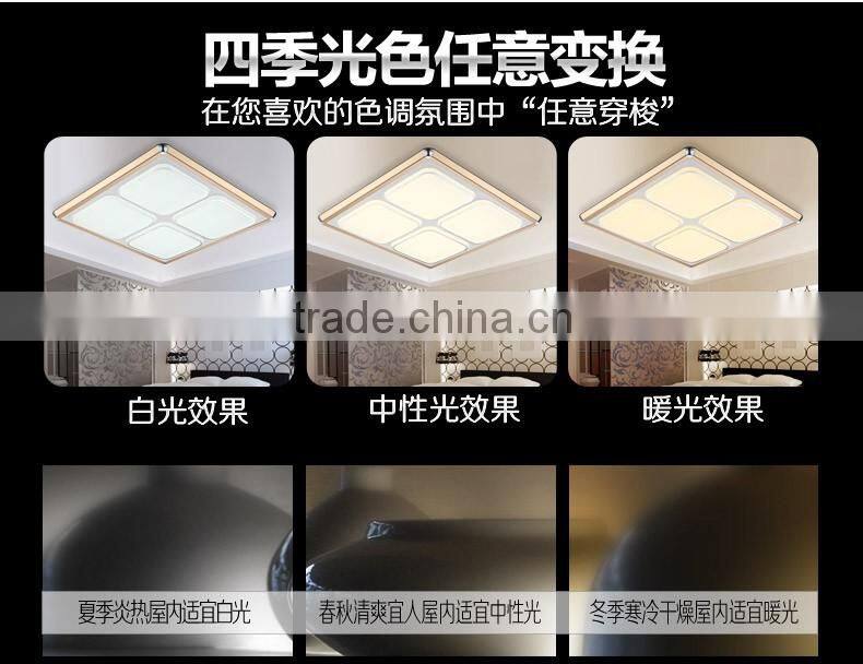 Rectangle simiple ceiling lamp hanging lighting UL CE certified led ceiling lamp