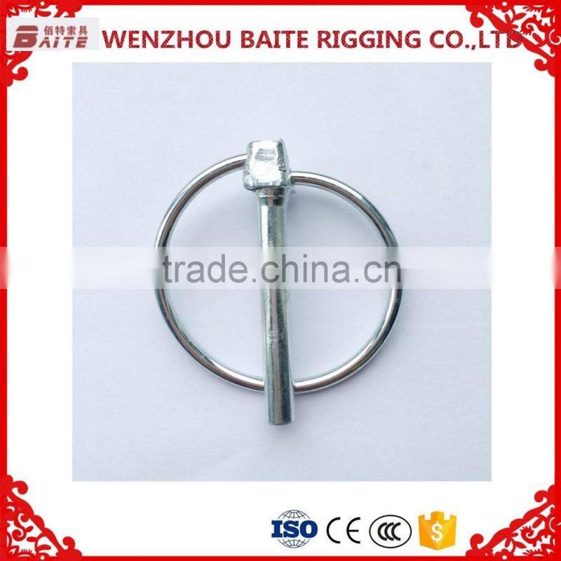 Hardware rigging linch pins with chain