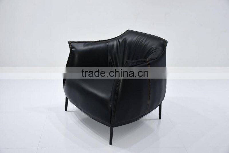 New Modern hot selling price cheap latest italian leather sofa design with kd iron legs