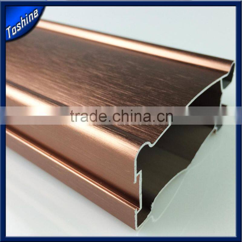 6061 T6 Brushed Anodized Silver Aluminum Profiles