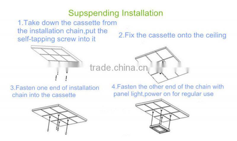 36W 40W 48W 90LM/W LED Panel Lights 600x600 mm CE ROHS listed