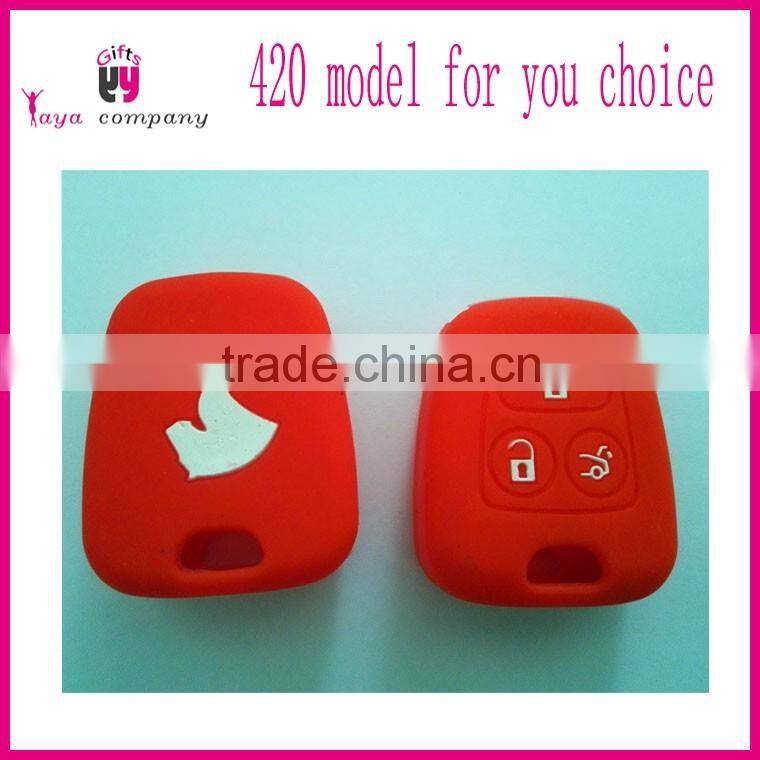 High quality custom oem Food grade silicone vespa parts for key case