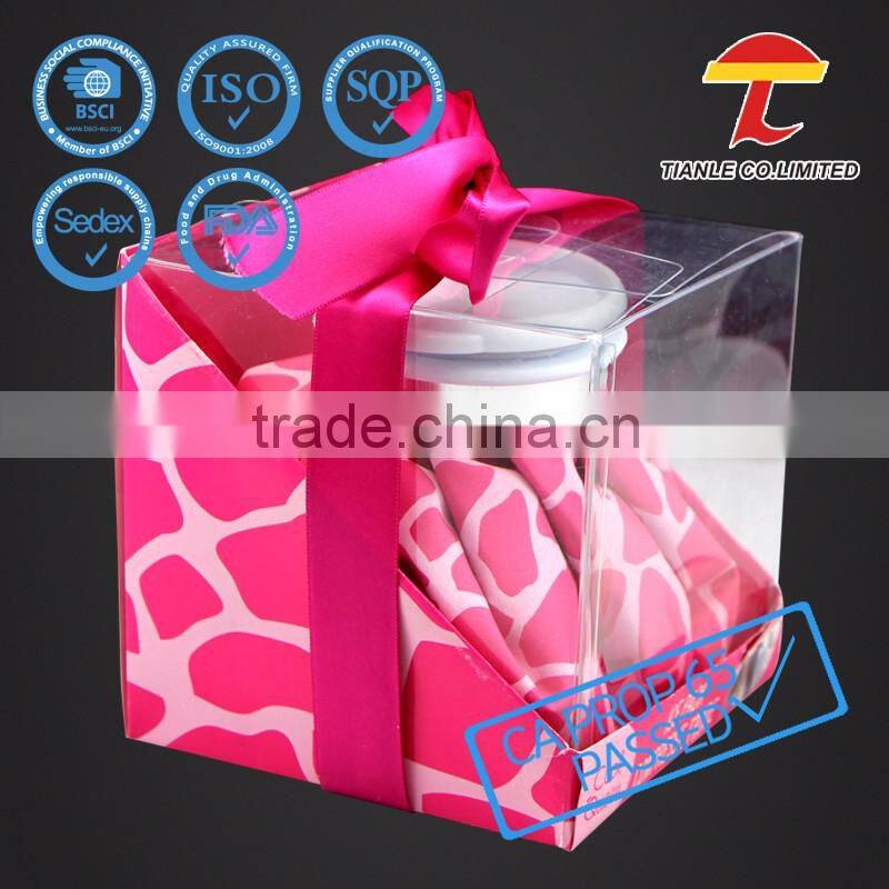 Cute pullover designk knitted cover with rubber hot water bottle