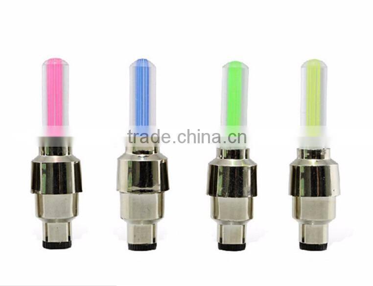 2 PCS colorful LED Flash Tyre Wheel Valve Cap Light for Car Bike bicycle Motorbicycle Wheel
