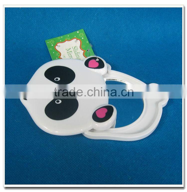 Animal shaped folding plastic funny mirror