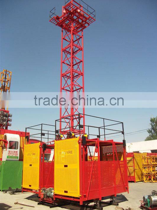 SS100 /100 Material Hoist/Construction Lift/Building Elevator Approved CE ISO