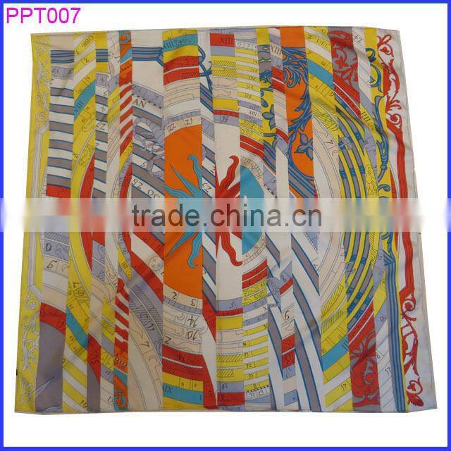 New designer brand twill silk scarf