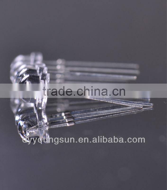 LED manufacturer 5mm straw hat led diode light