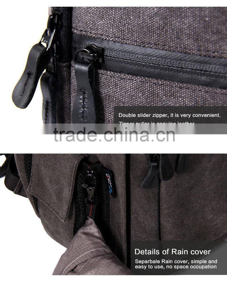 2016 Ergonomic design High quality Professional Camera bag Backpack Canvas Laptop bag