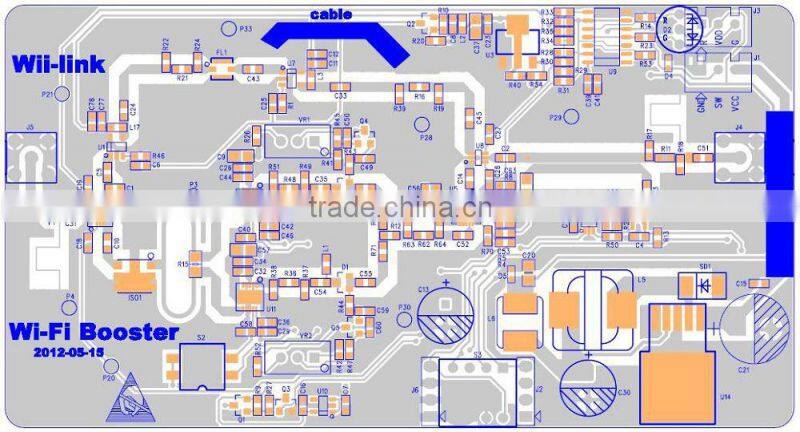 within antenna wireless Outdoor waterproof 2.4GHz 4w wifi booster