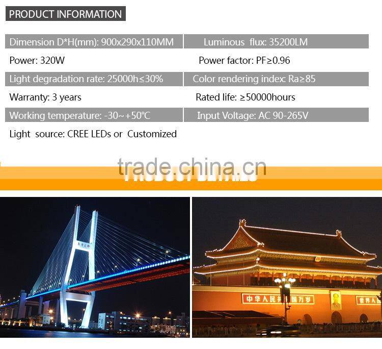 Best qulity waterproof cob aluminum 400w led flood light