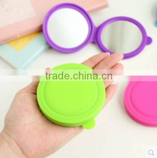 hot selling round silicone sheet glass prices mirror for make-up