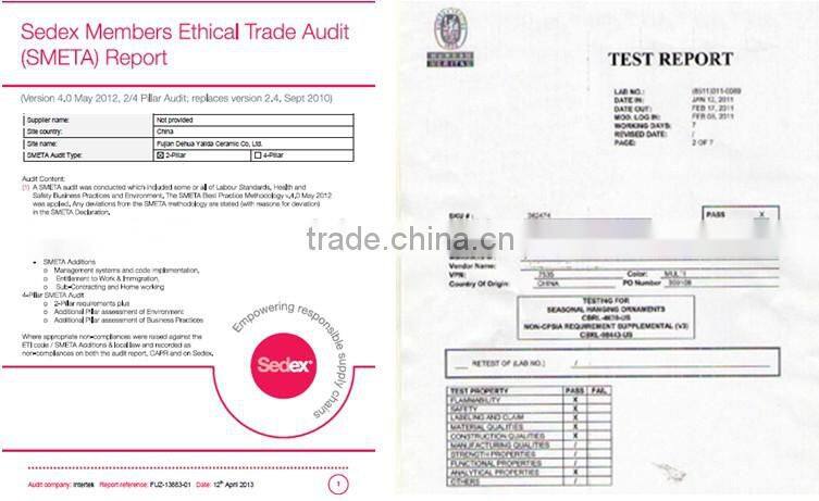 christmas tableware ceramic round cookie plate