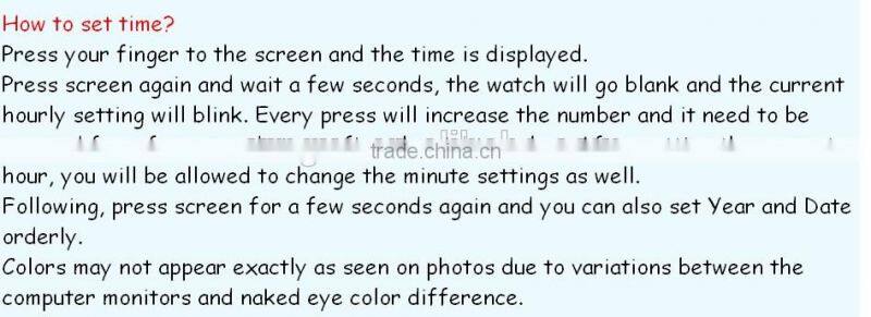 Fashion Sport Digital Watch Silicone Running Bracelet Watch