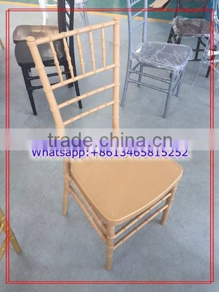 Transparent Crystal Clear Resin Plastic Event Rental Chiavari Chair