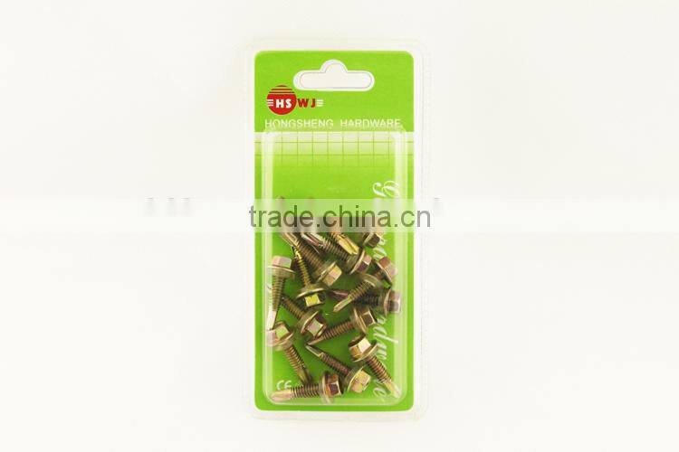 Double head screws with plastic expansion /two head screw