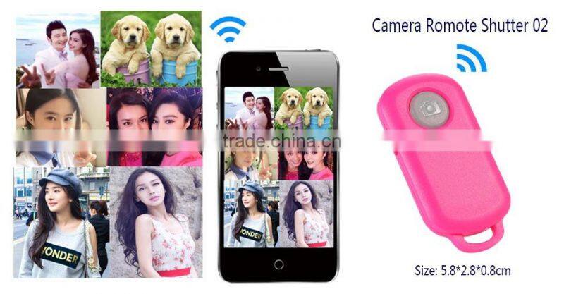 2016 Selfie Monopod Stick Bluetooth Remote Shutter for iOS/Andriod