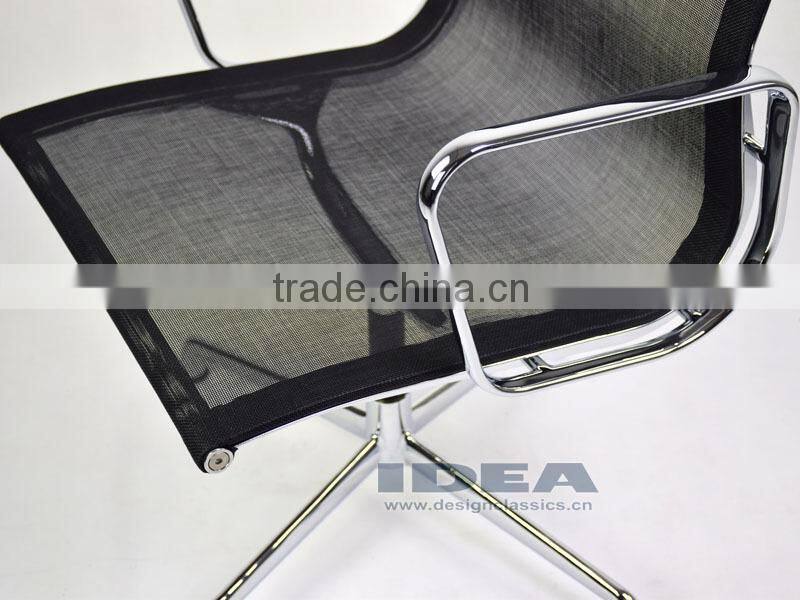 Replica Charles Low Back Mesh Meeting Chair - Black Mesh